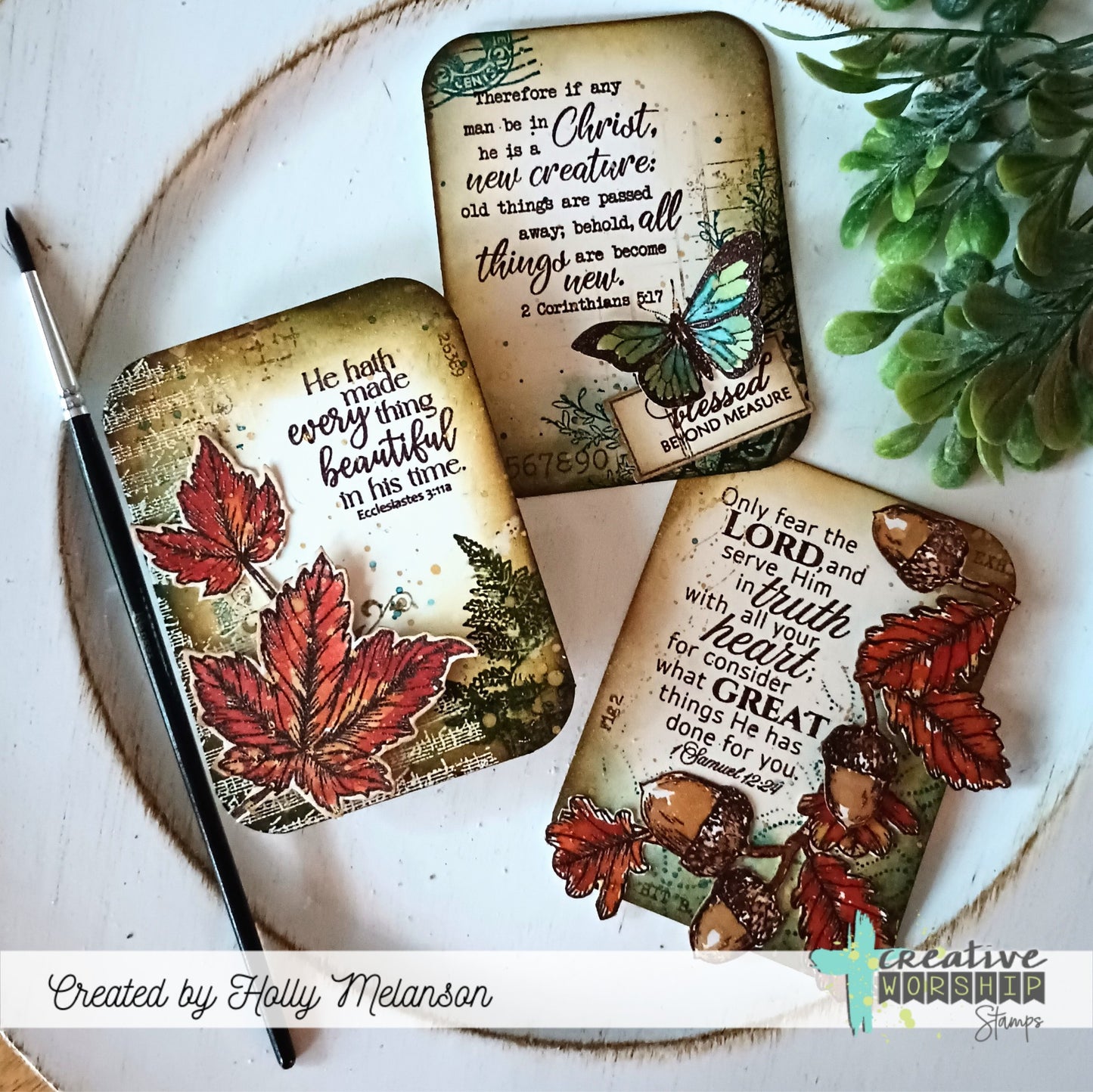 Vintage Sheet Music Tile Clear Stamp