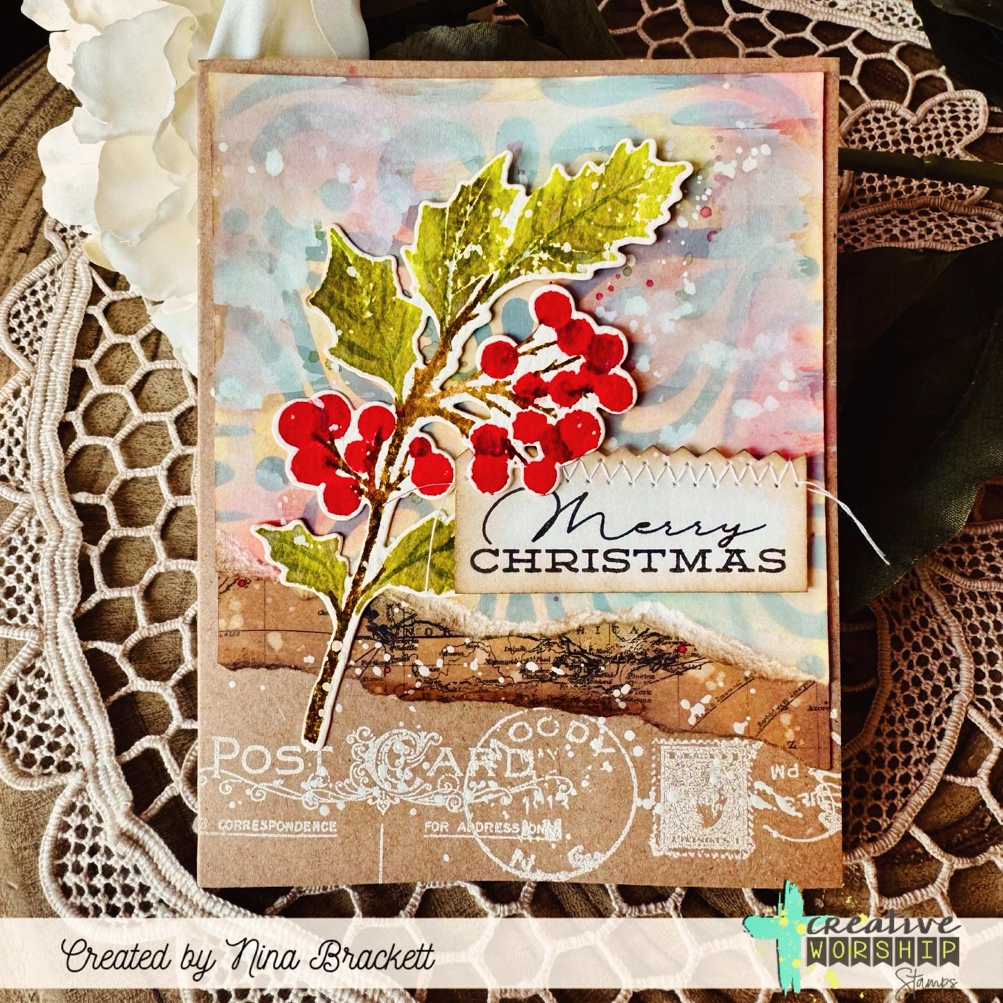 Vintage Collage Line Art Printable PDF