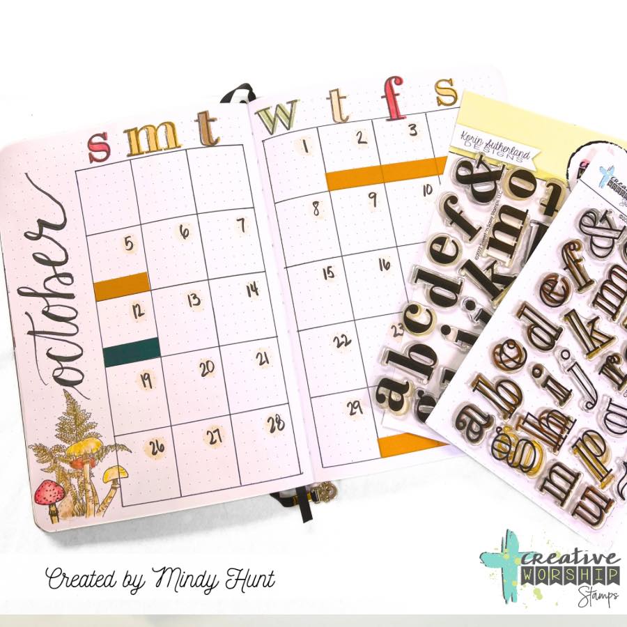 Colors of Fall Clear Stamp Set
