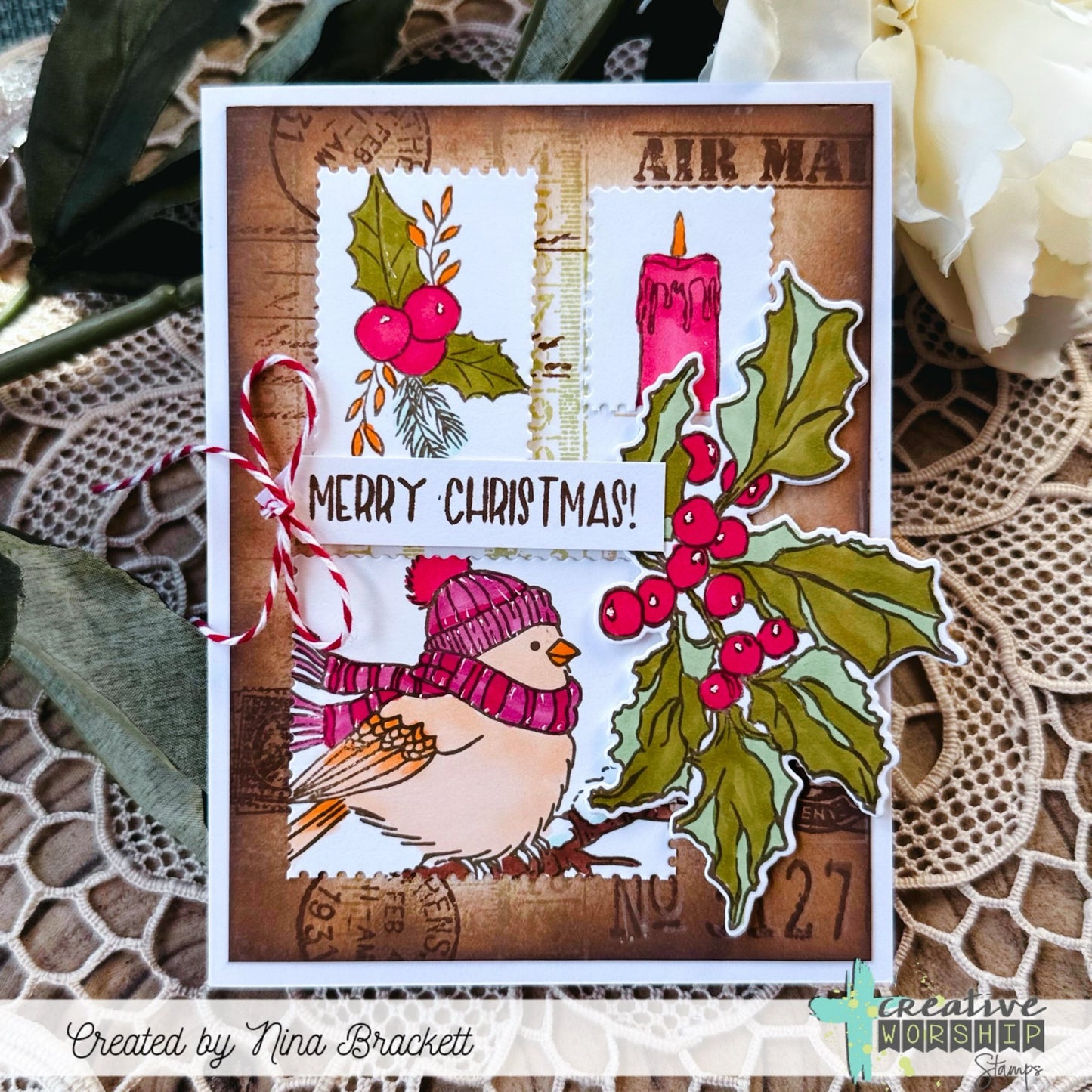 Vintage Snippets Clear Stamp Set