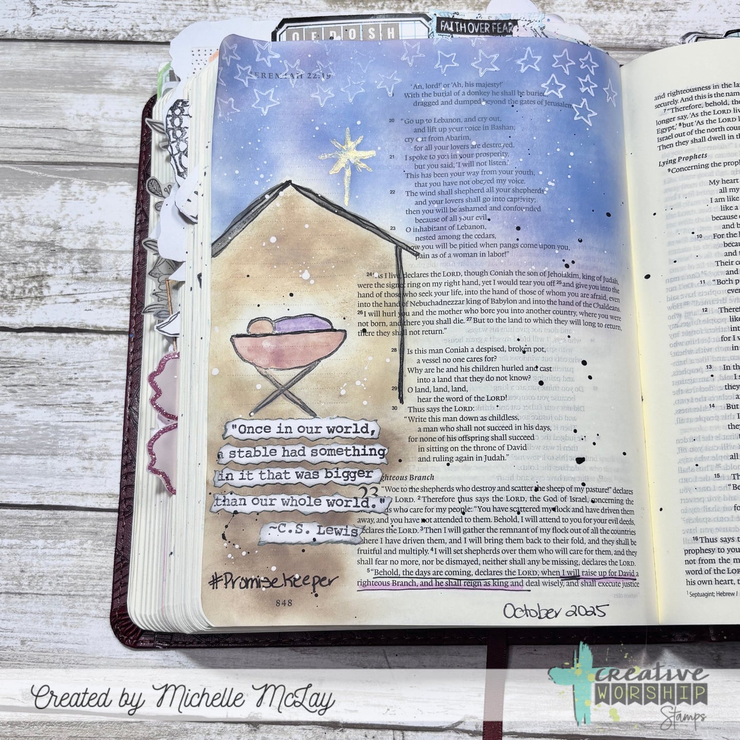 The First Christmas Clear Stamp Set