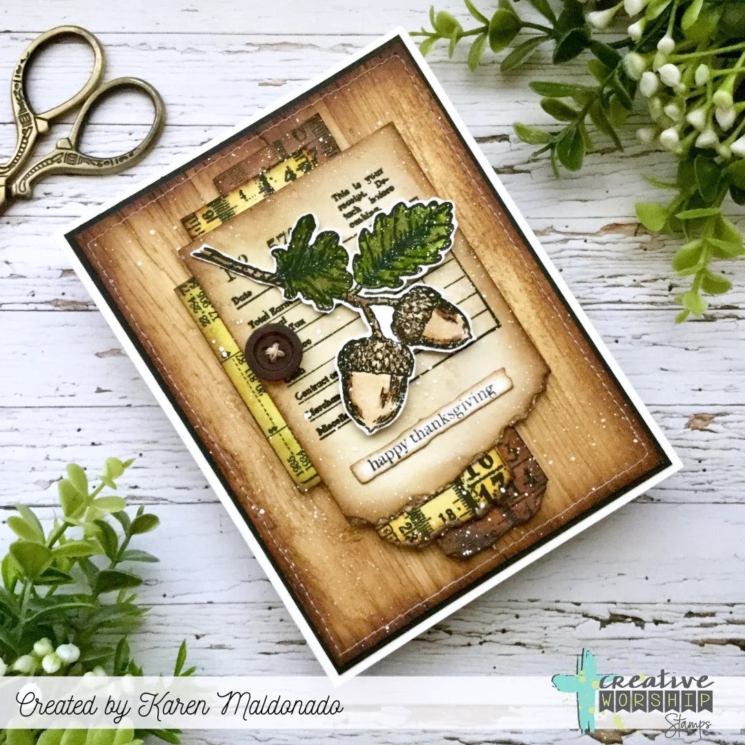 Colors of Fall Clear Stamp Set