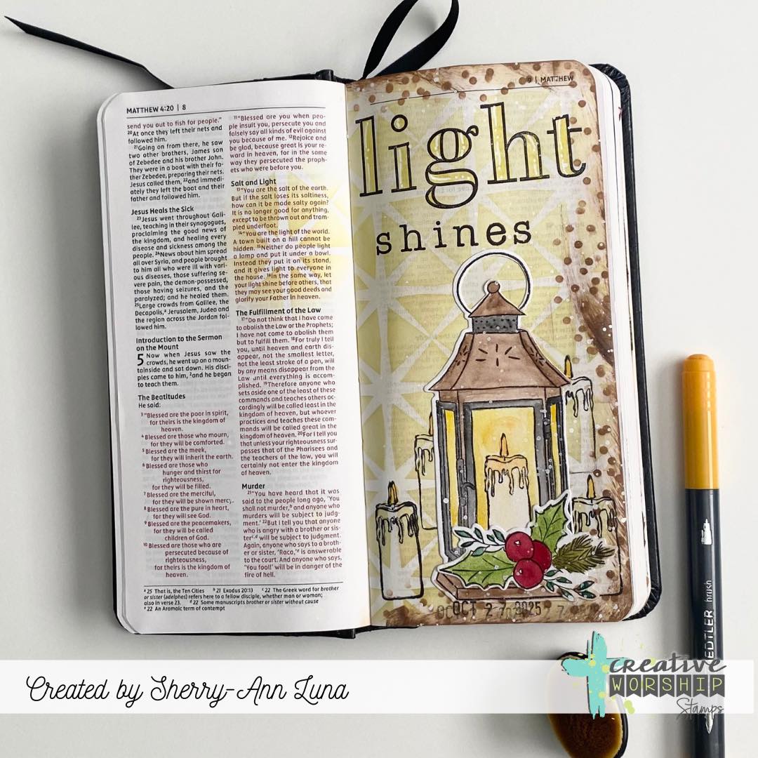 Lantern Light Clear Stamp Set