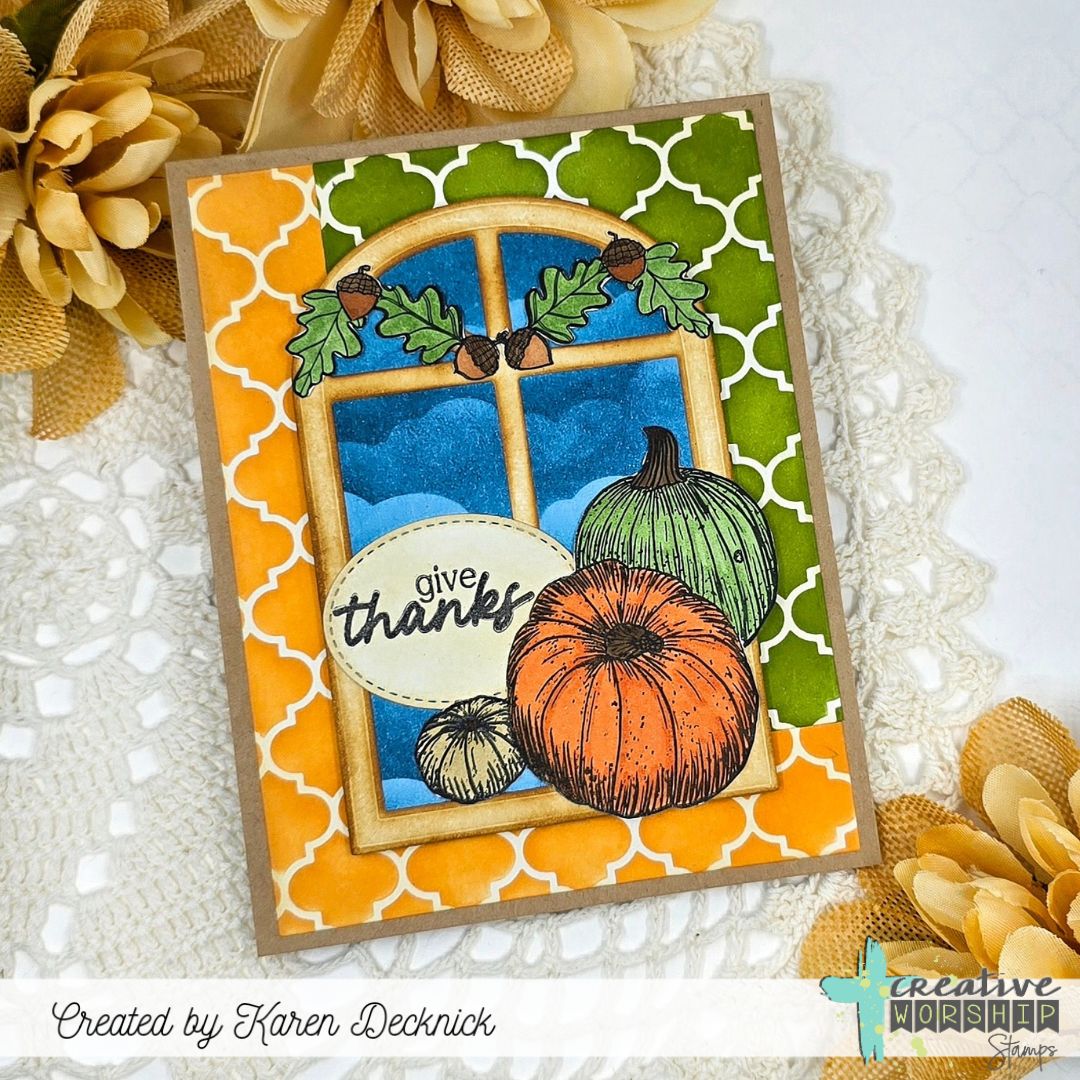 Cloudy Day Edge Mini Stencil Mask