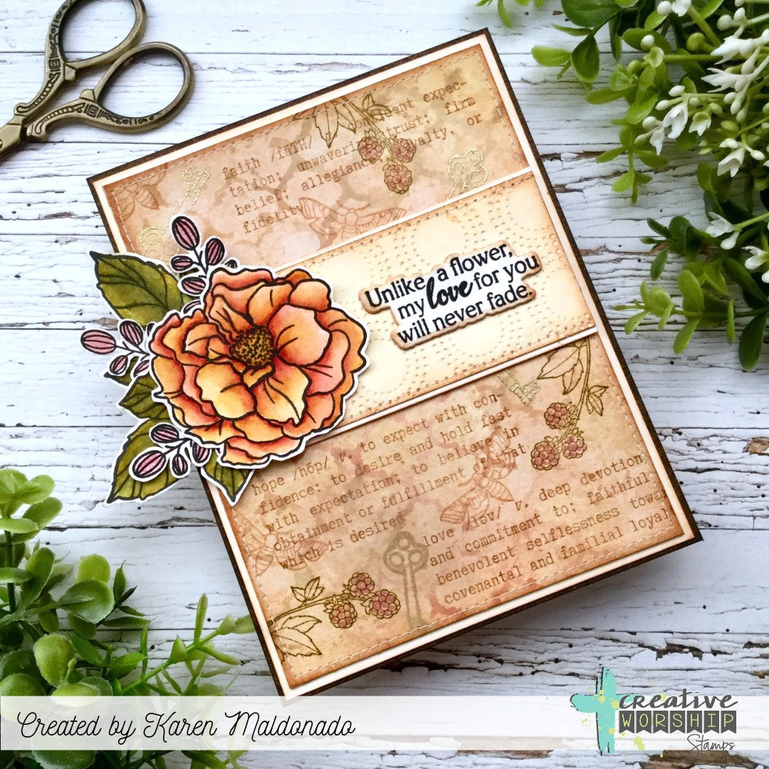 Faith Definitions 1 Clear Stamp Set