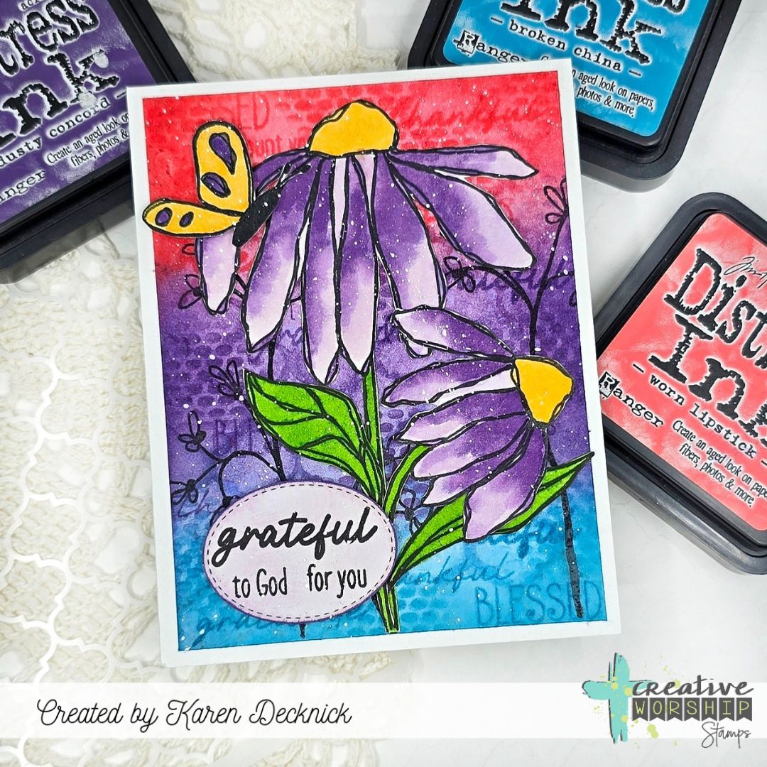 Heart of Gratitude Clear Stamp Set