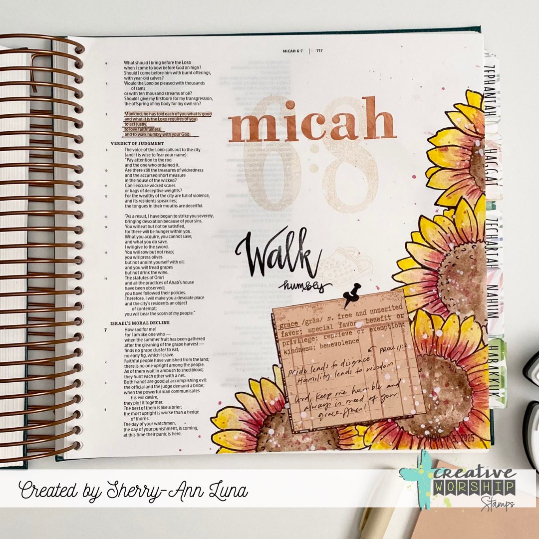 Vintage Ledger Page Clear Stamp