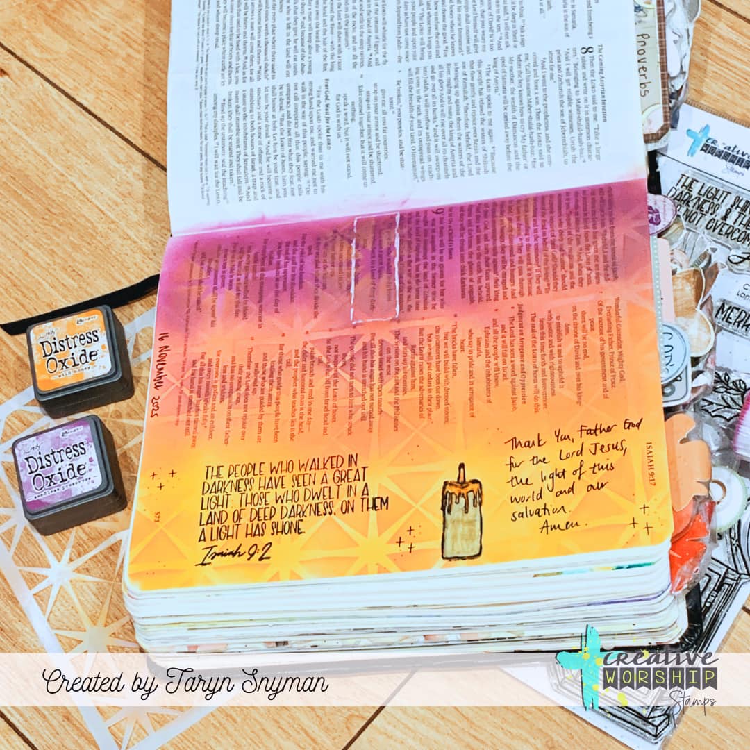 Star Pattern Stencil