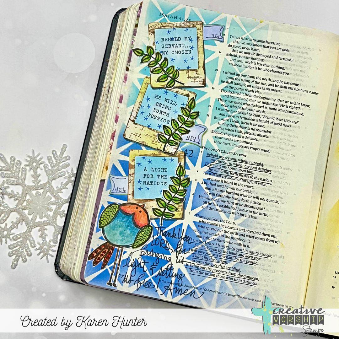 Cheery Birds & Buds Clear Stamp Set