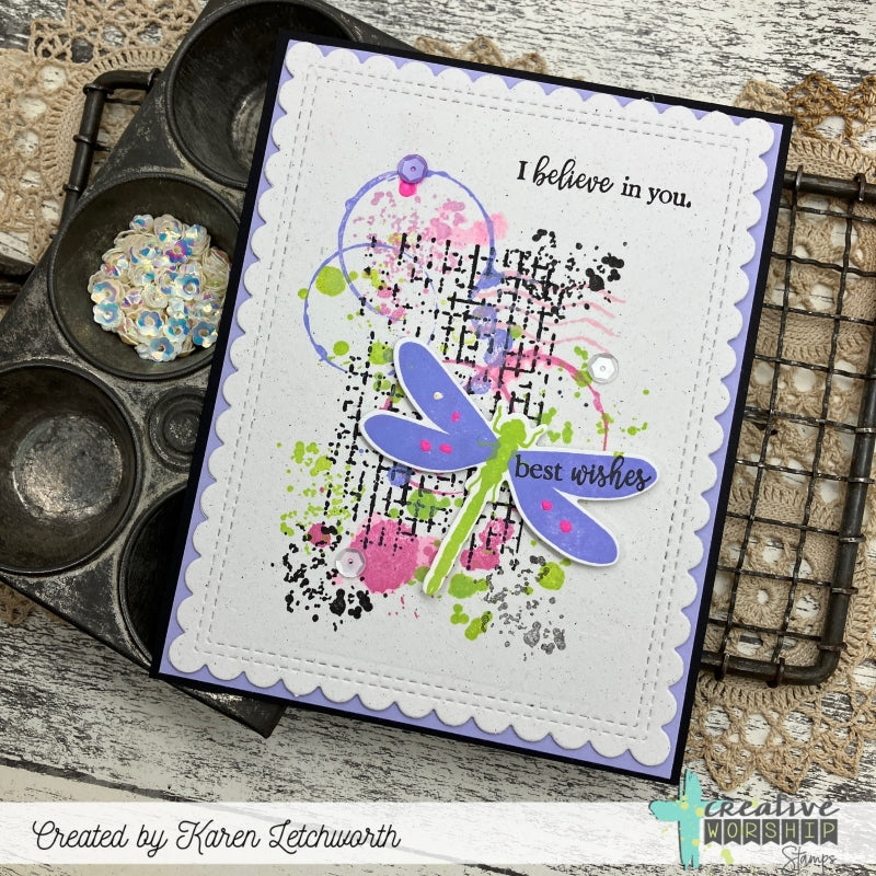 Texture Tiles 1 Clear Stamp Set