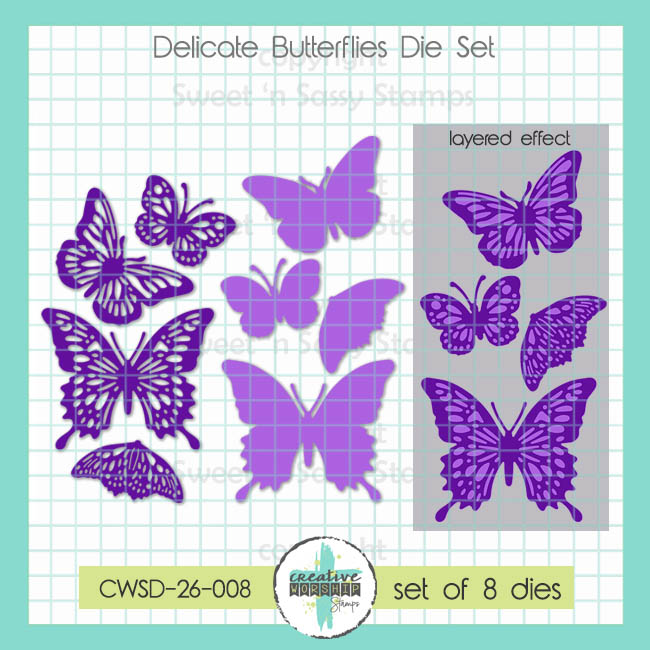 Delicate Butterflies Die Set