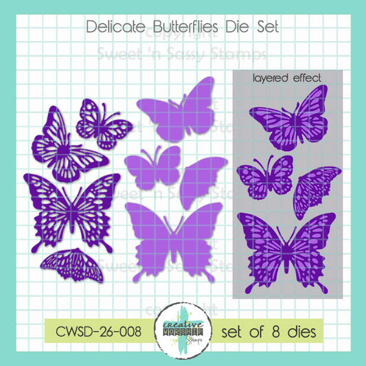 Delicate Butterflies Die Set