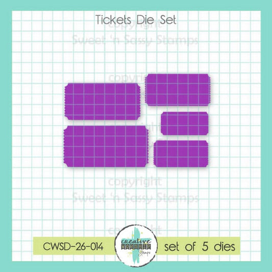 Tickets Die Set