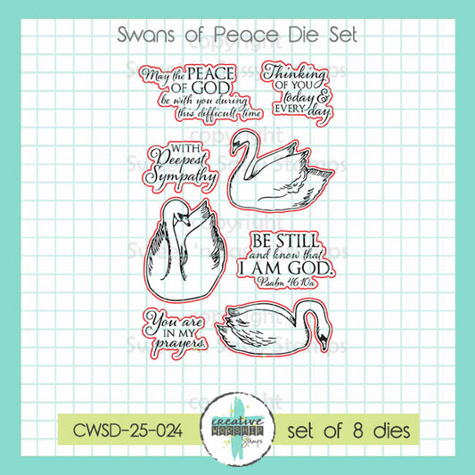 Swans of Peace Die Set