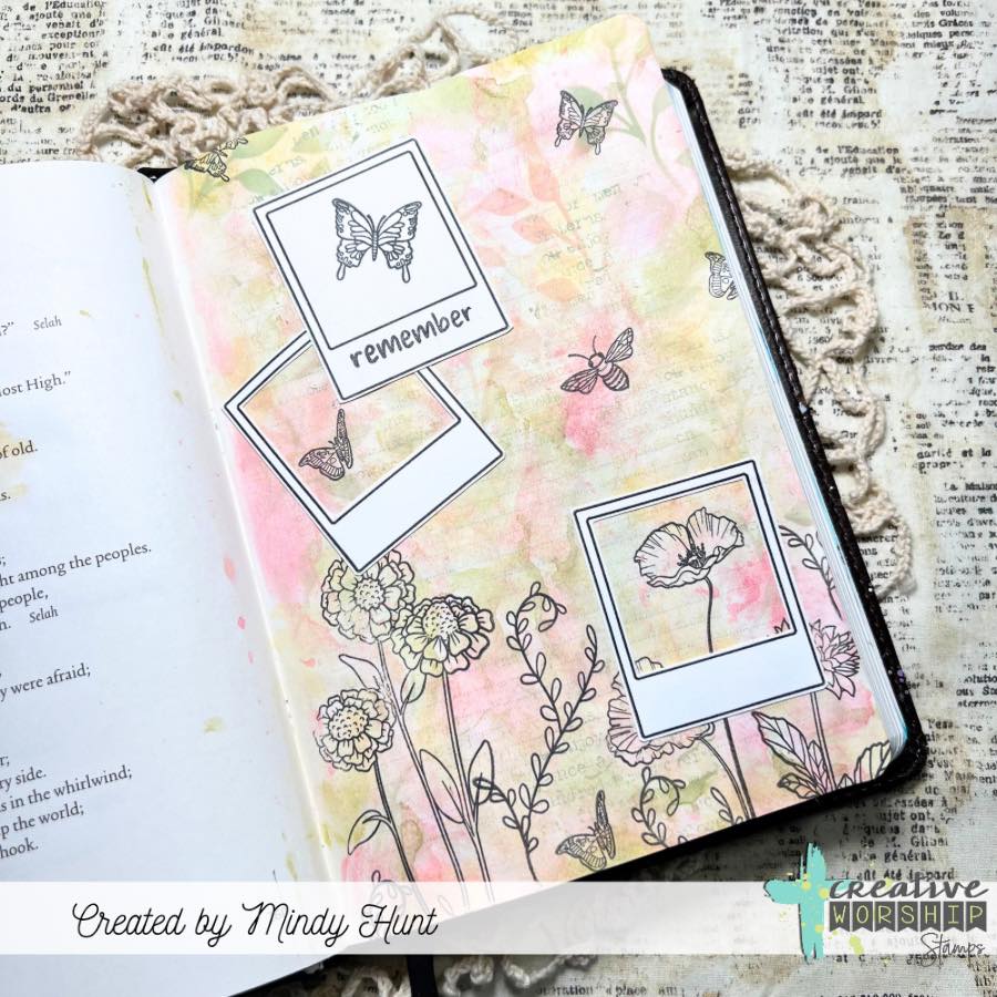 Flower Garden Clear Stamp Set