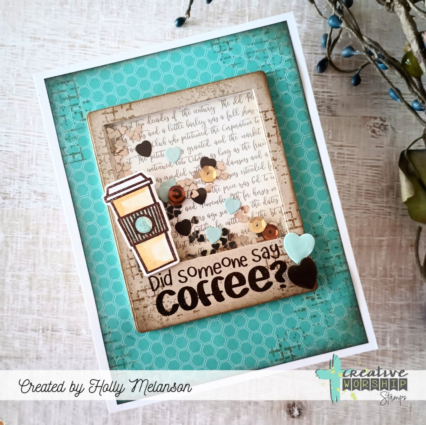Coffee Talk Clear Stamp Set