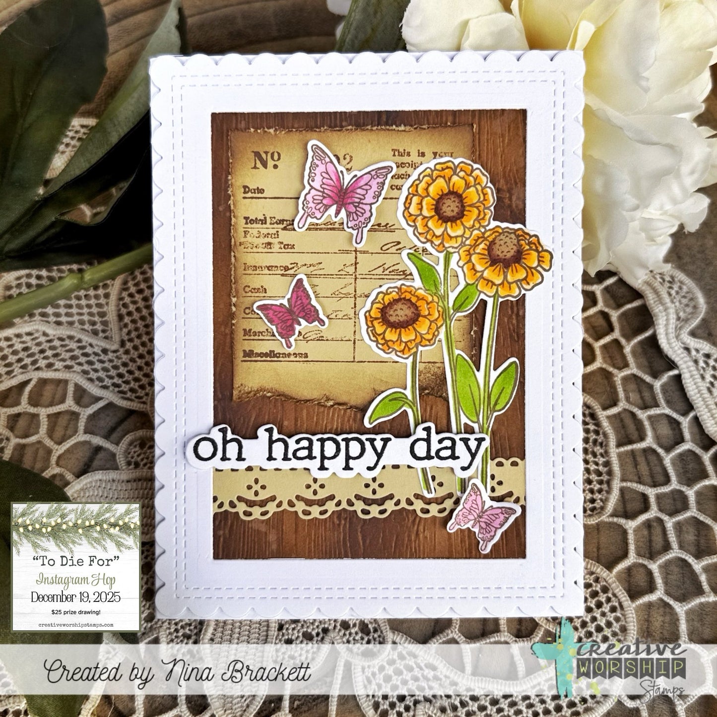 Flower Garden Clear Stamp Set