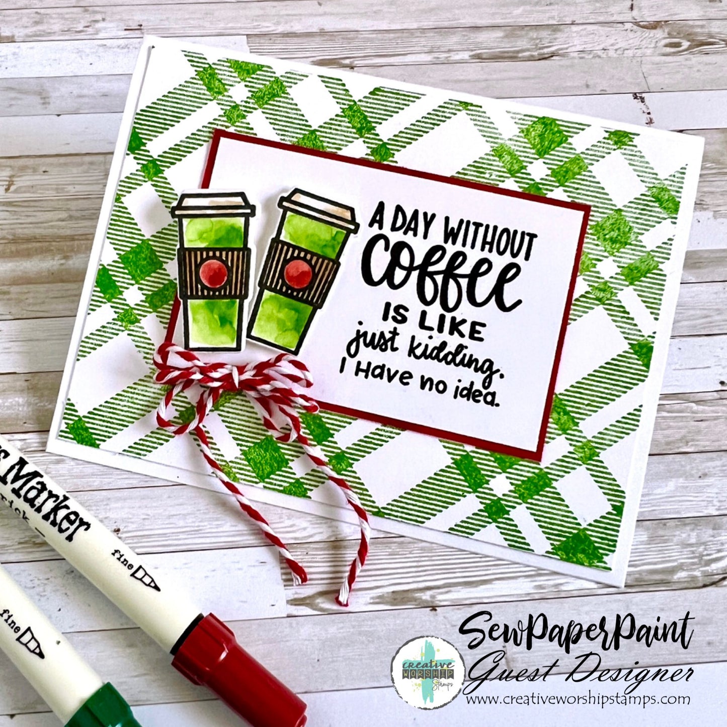 Coffee Talk Clear Stamp Set
