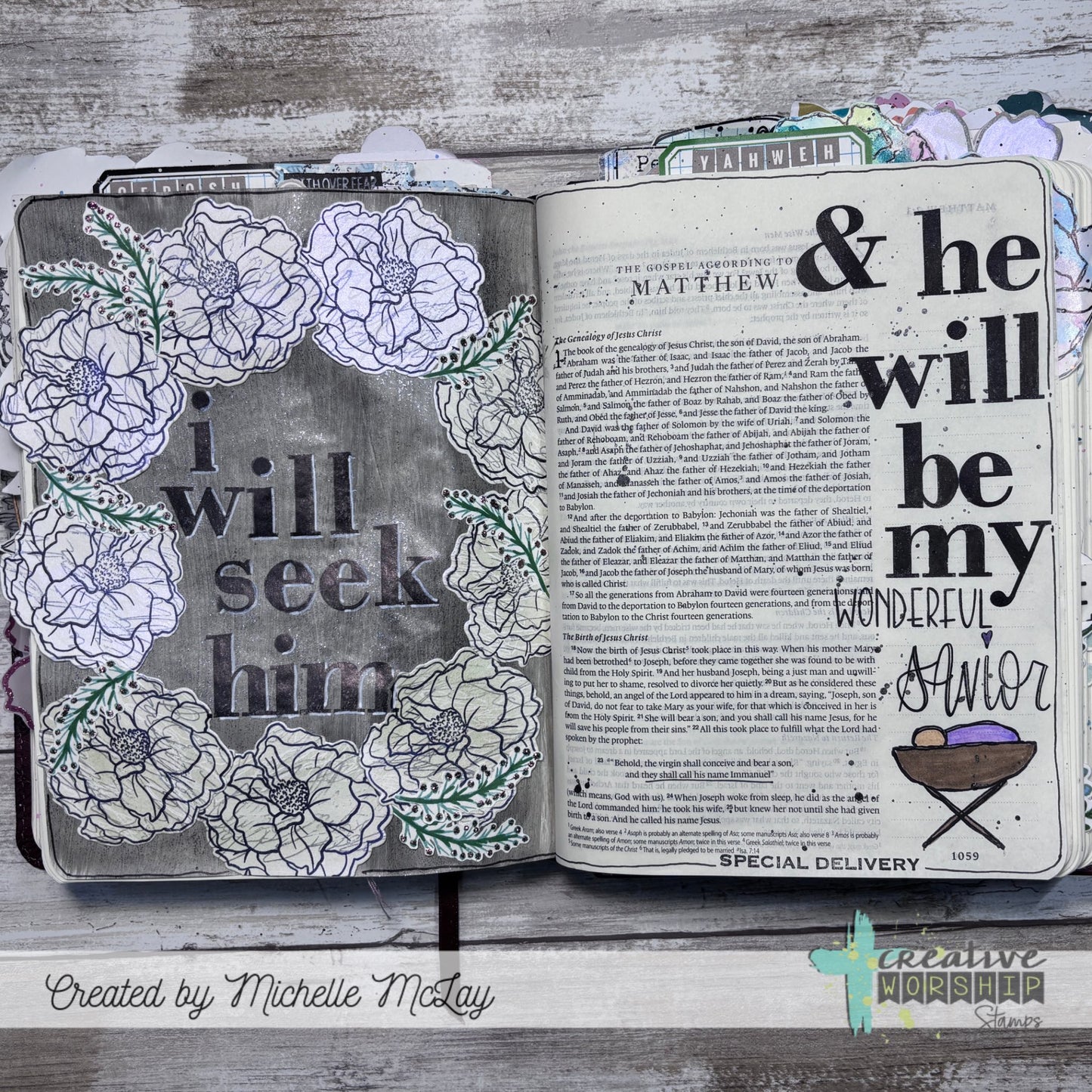 The First Christmas Clear Stamp Set