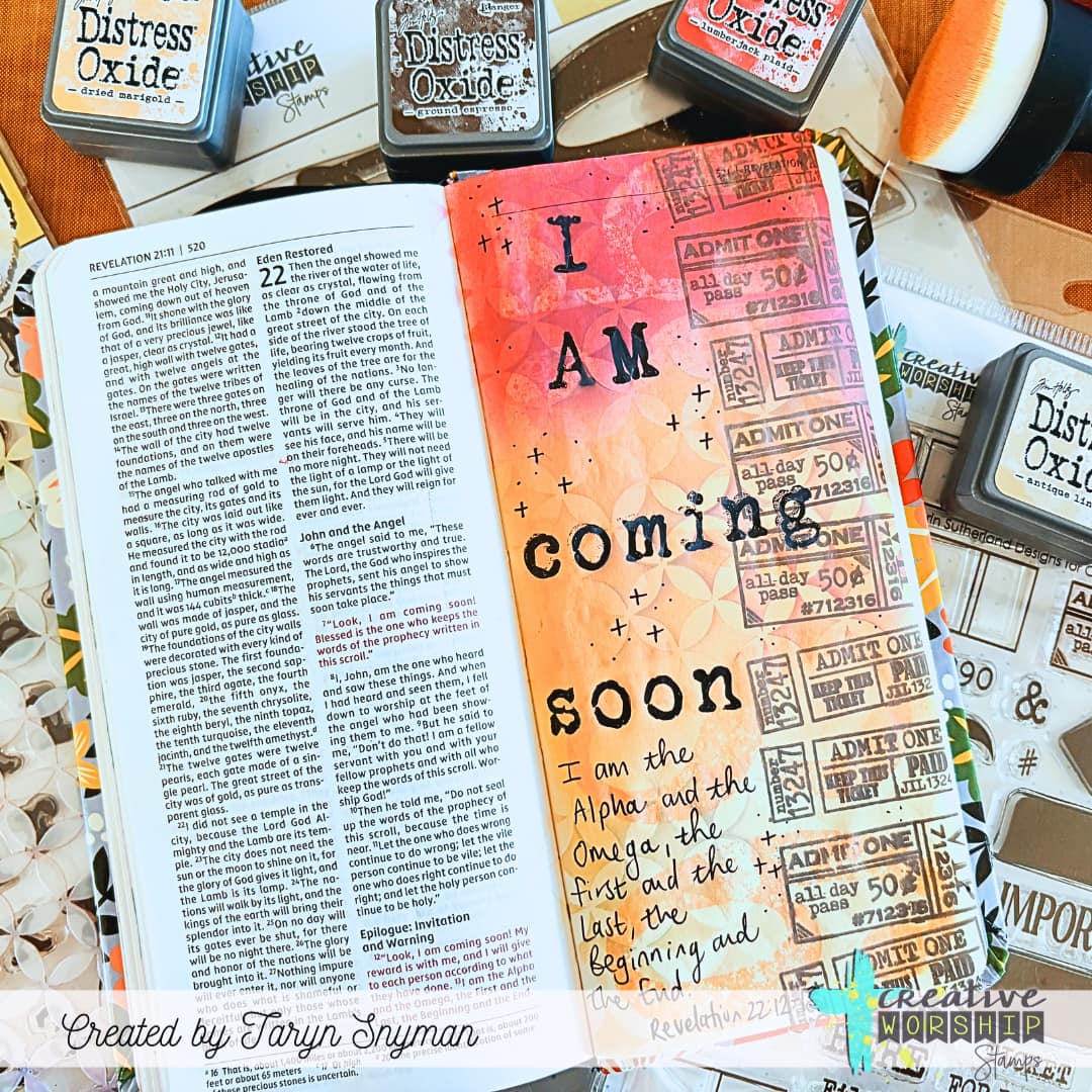 Vintage Labels Clear Stamp Set