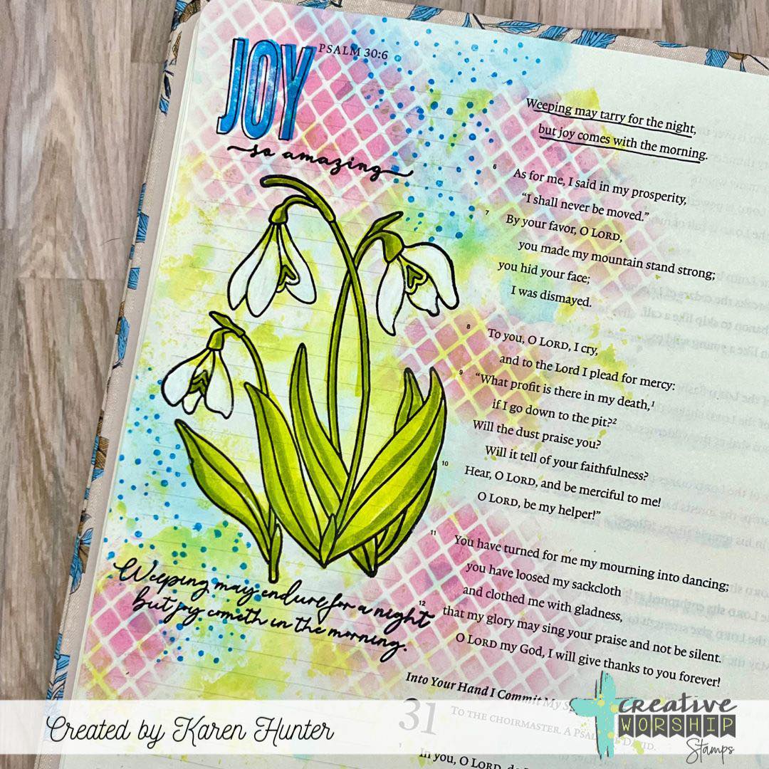 Snowdrops Clear Stamp Set