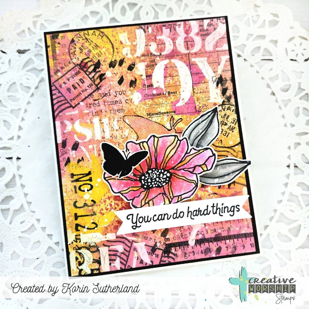 Vintage Snippets Clear Stamp Set