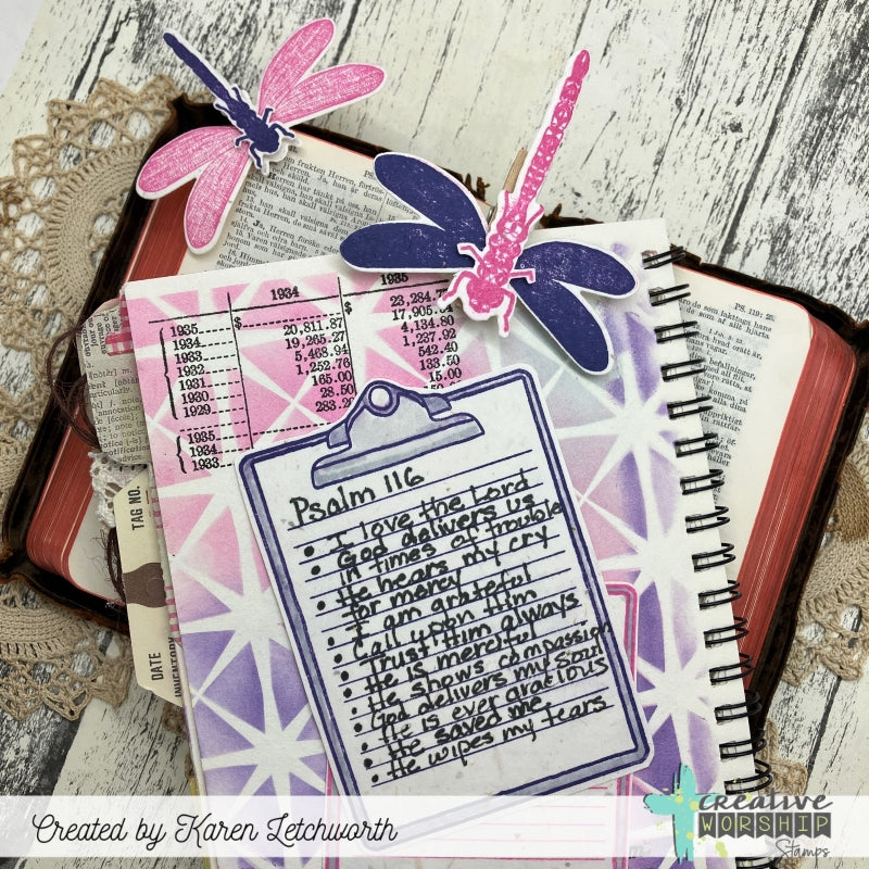 Clipboard Clear Stamp Set