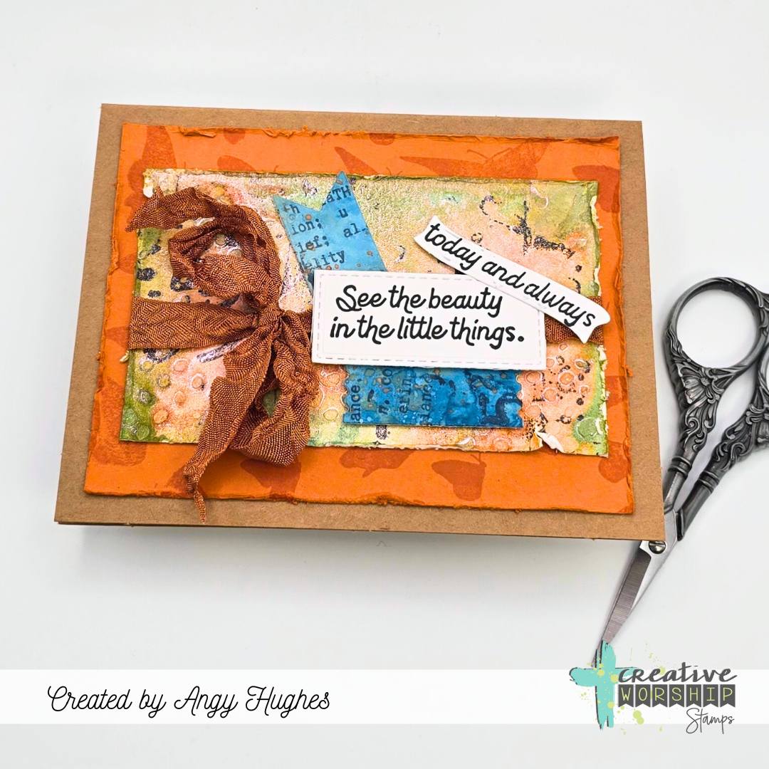 Number Graffiti Background Clear Stamp