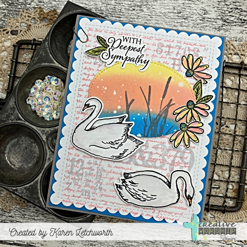 Swans of Peace Die Set