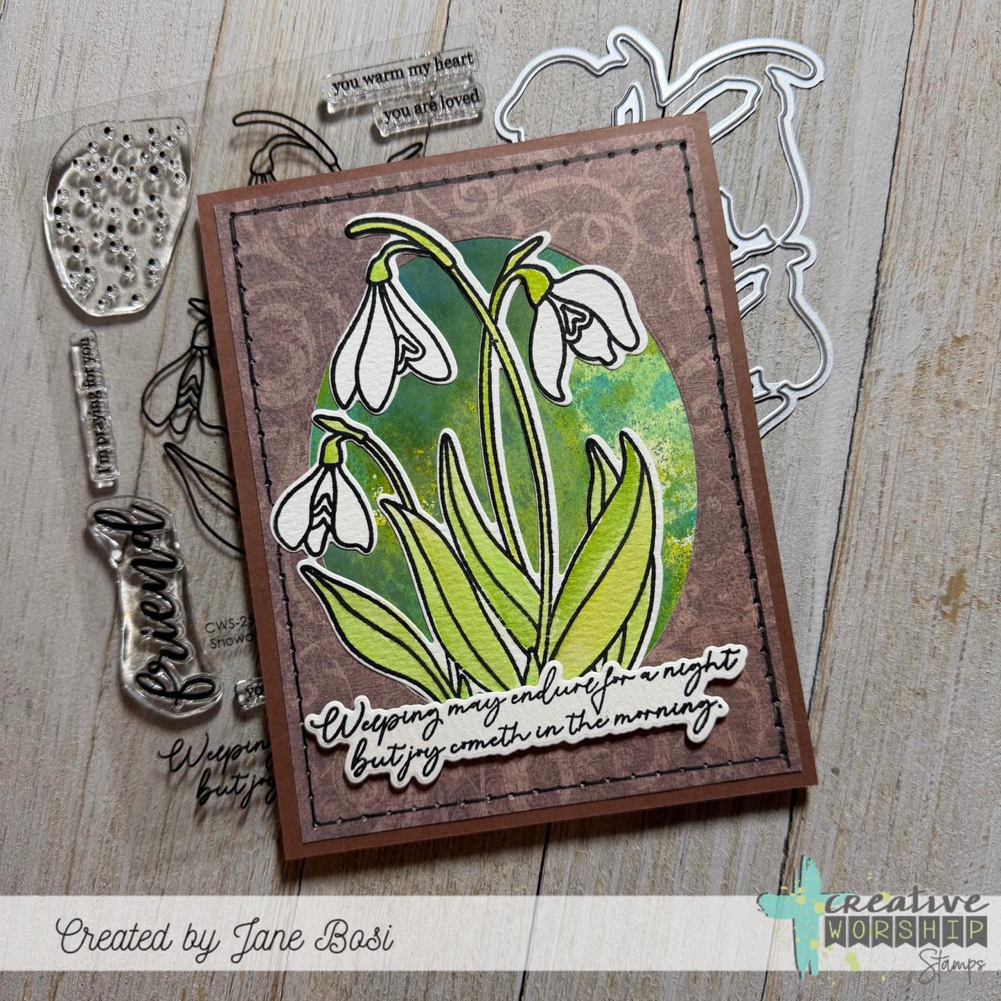 Snowdrops Stamp & Die Bundle
