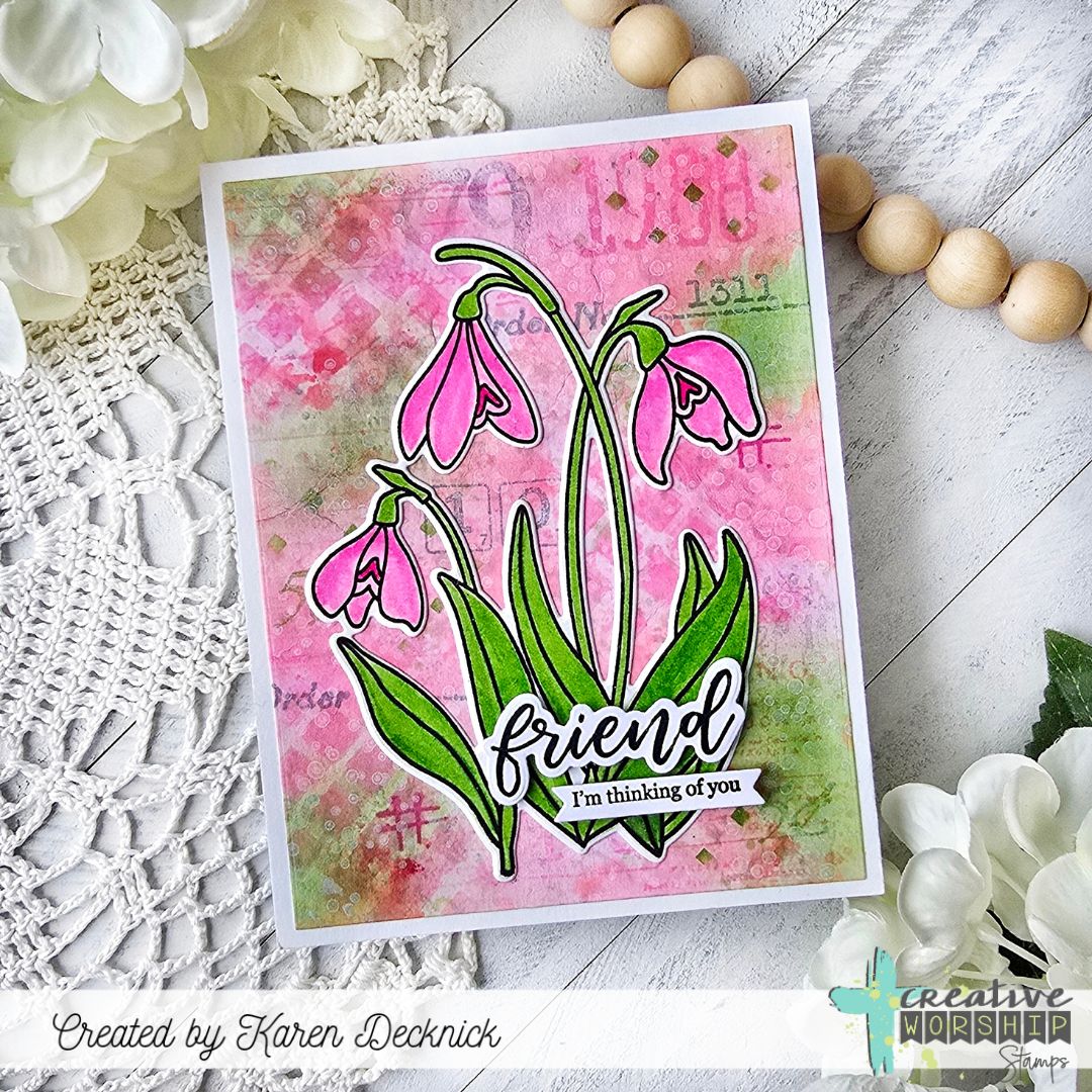 Snowdrops Stamp & Die Bundle