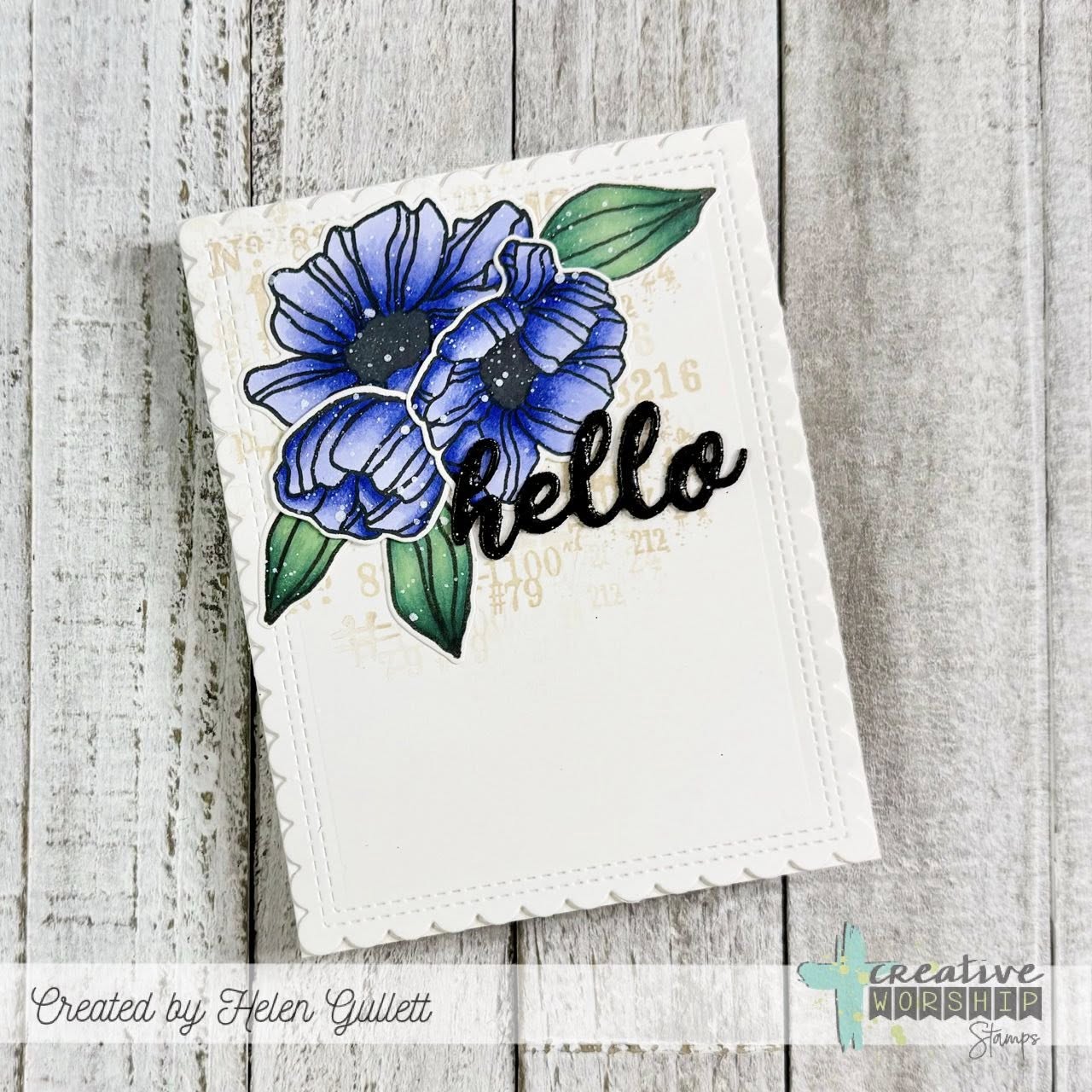 Victory Blooms Clear Stamp Set