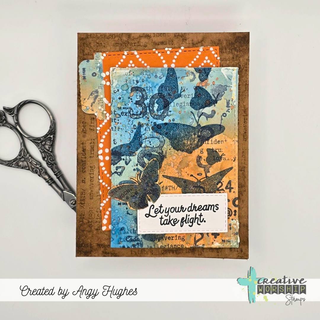 Butterflies in Flight Clear Stamp Set