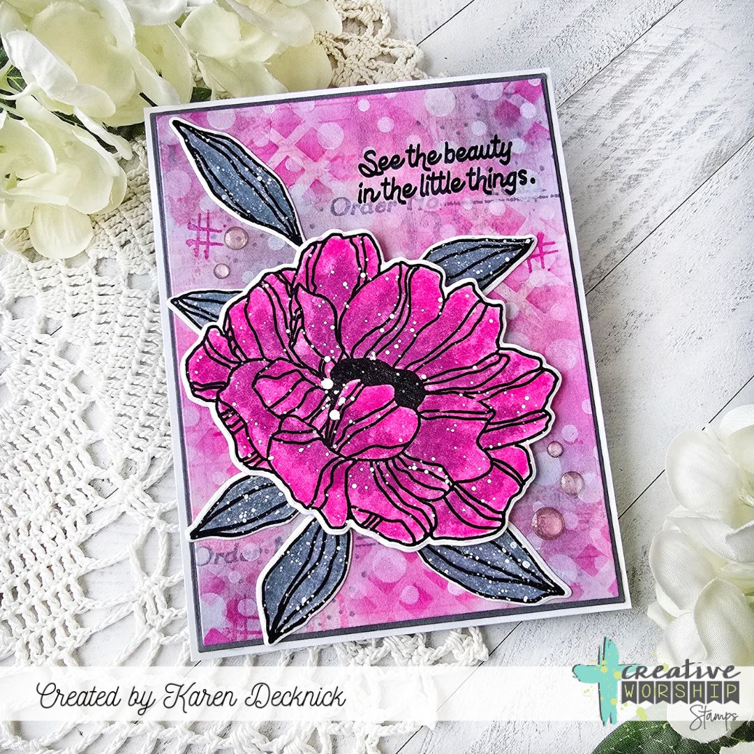 Victory Blooms Clear Stamp Set