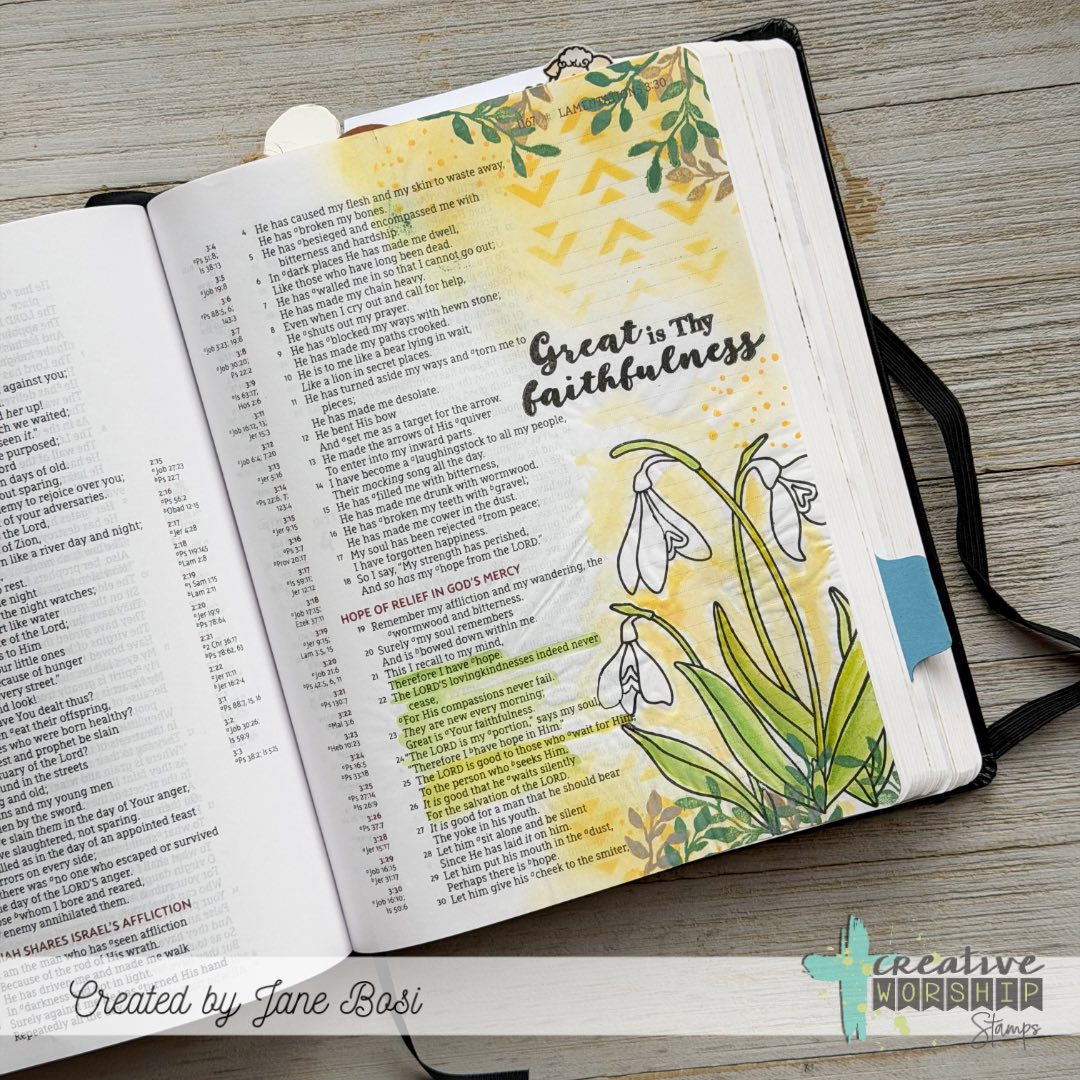 Snowdrops Clear Stamp Set