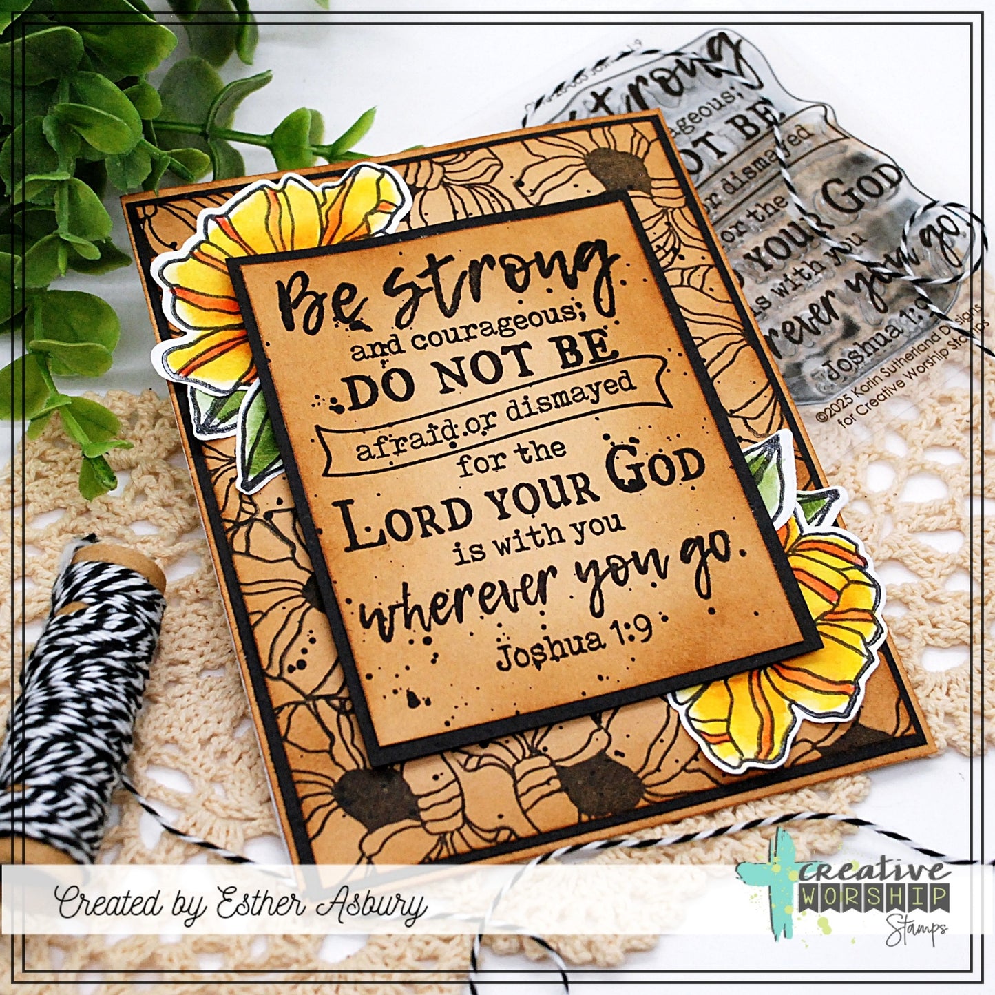 Victory Blooms Clear Stamp Set