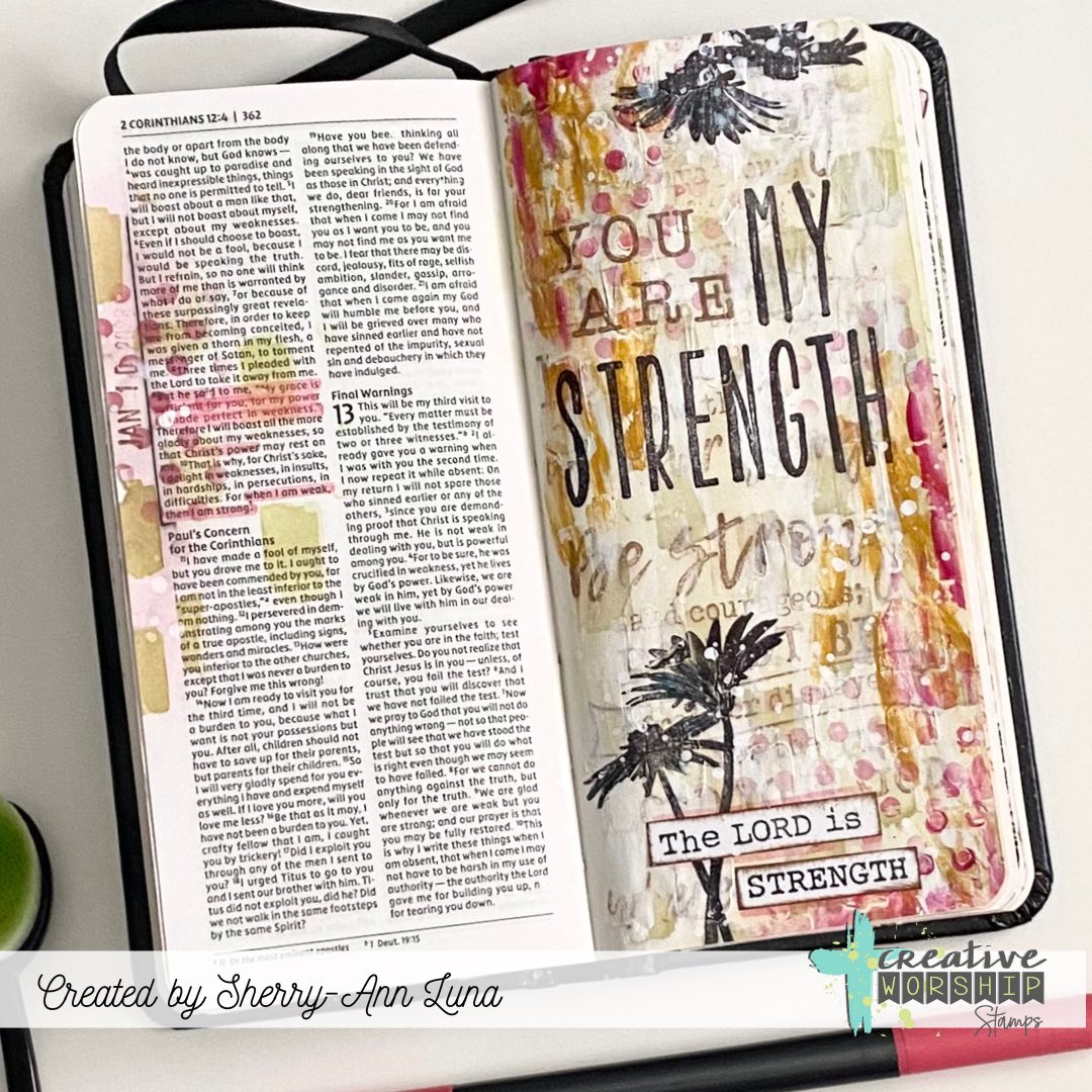 Joshua 1:9 Clear Stamp