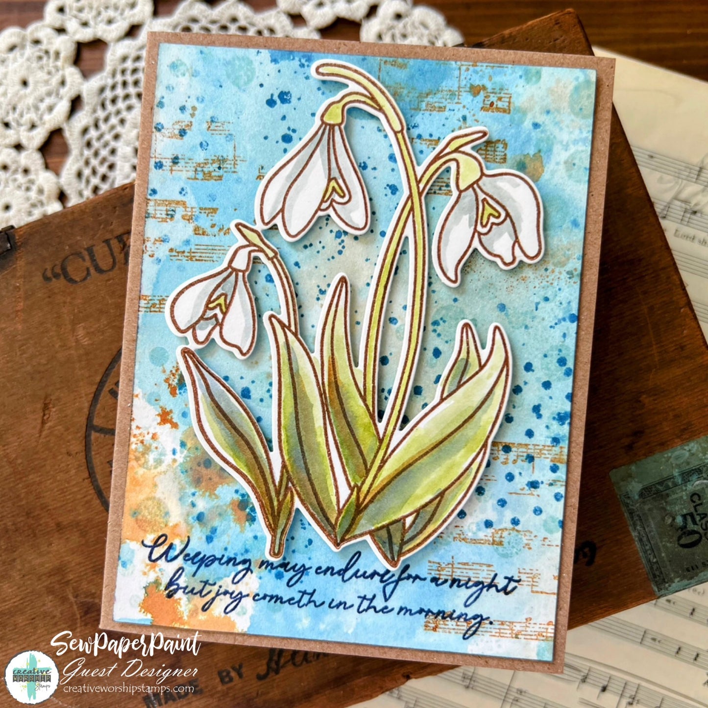 Snowdrops Clear Stamp Set