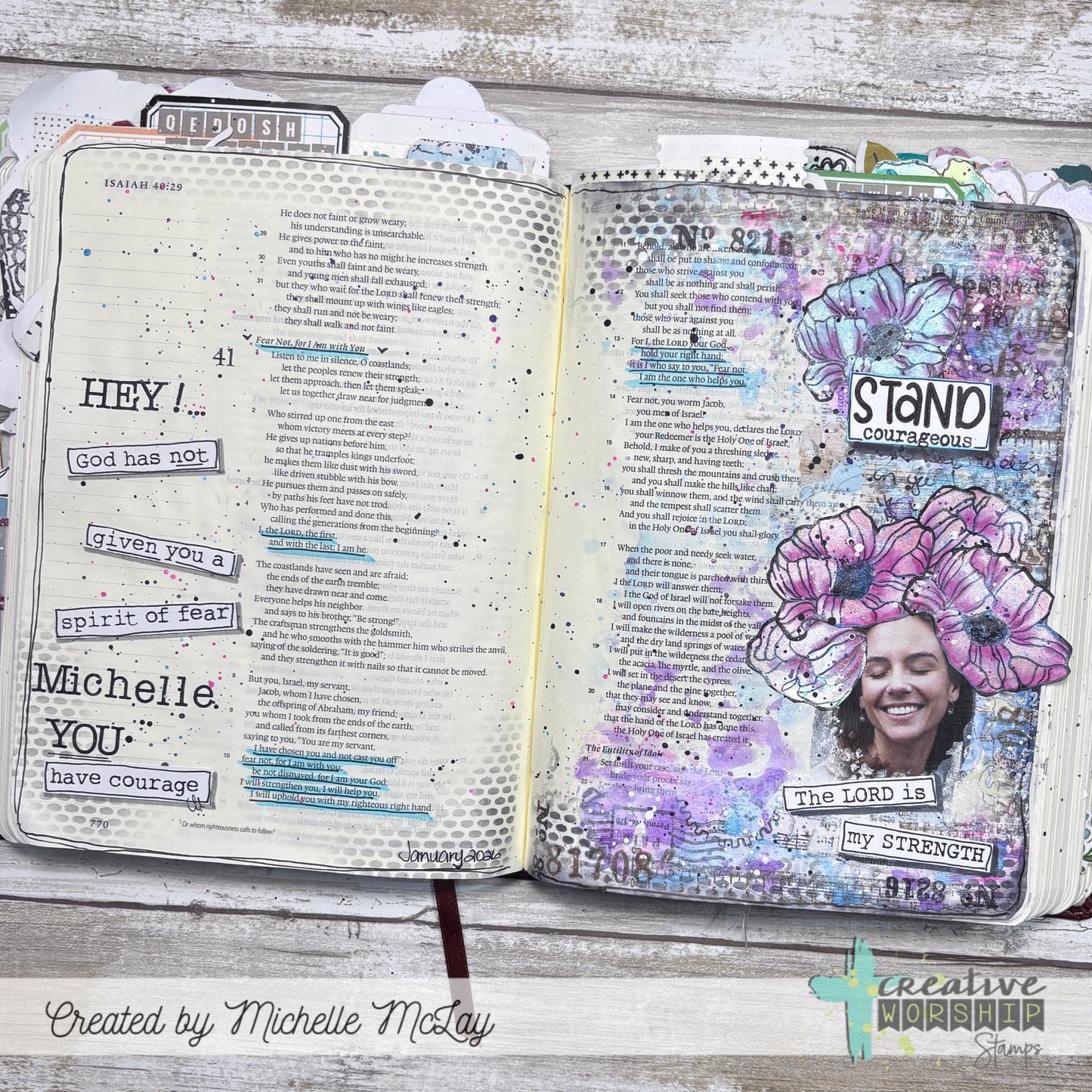 Victory Blooms Clear Stamp Set