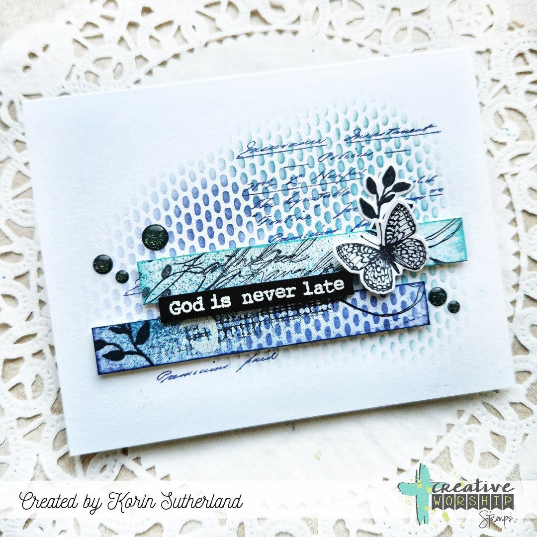 Oval Mesh Stencil
