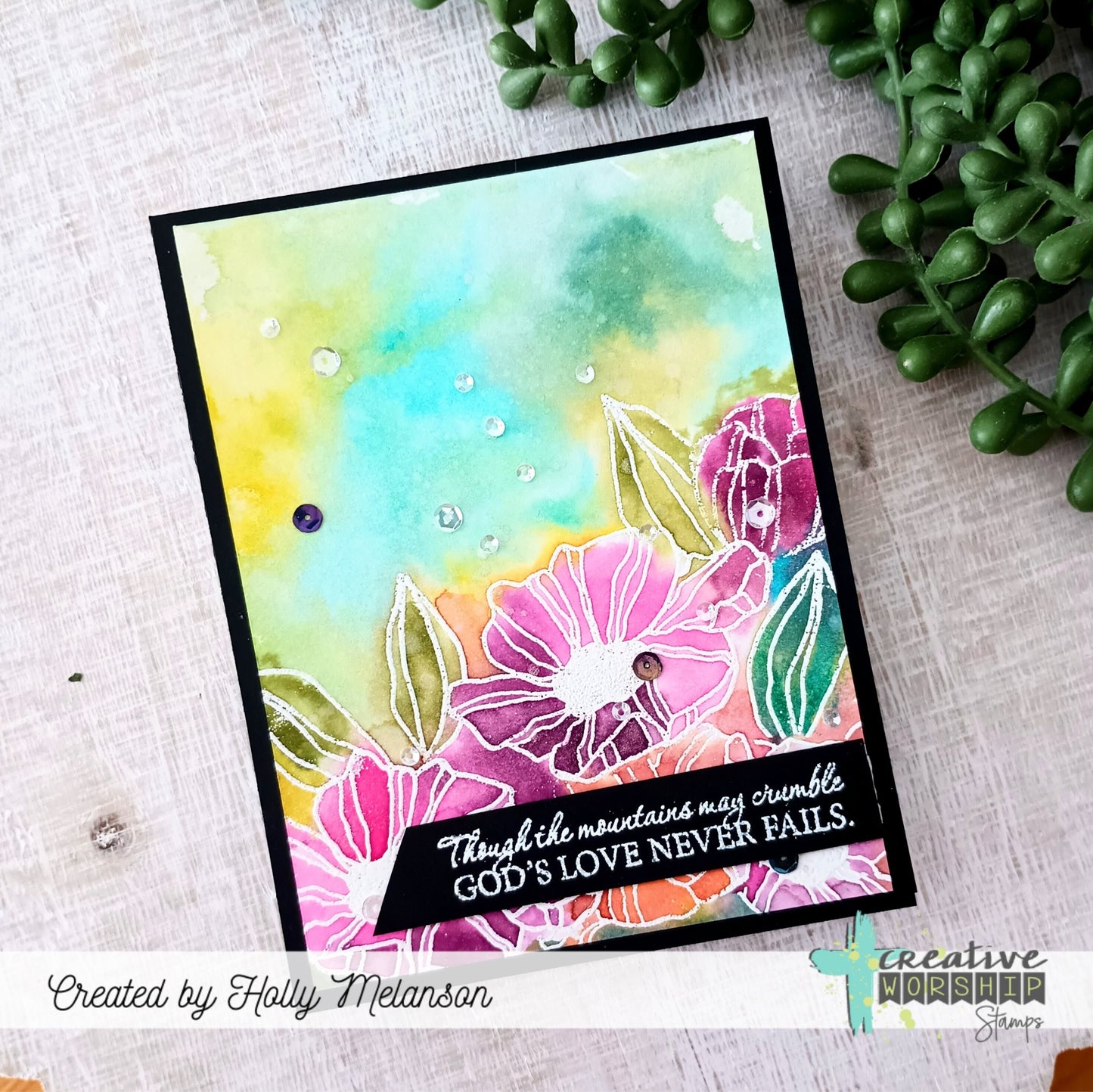 Victory Blooms Clear Stamp Set