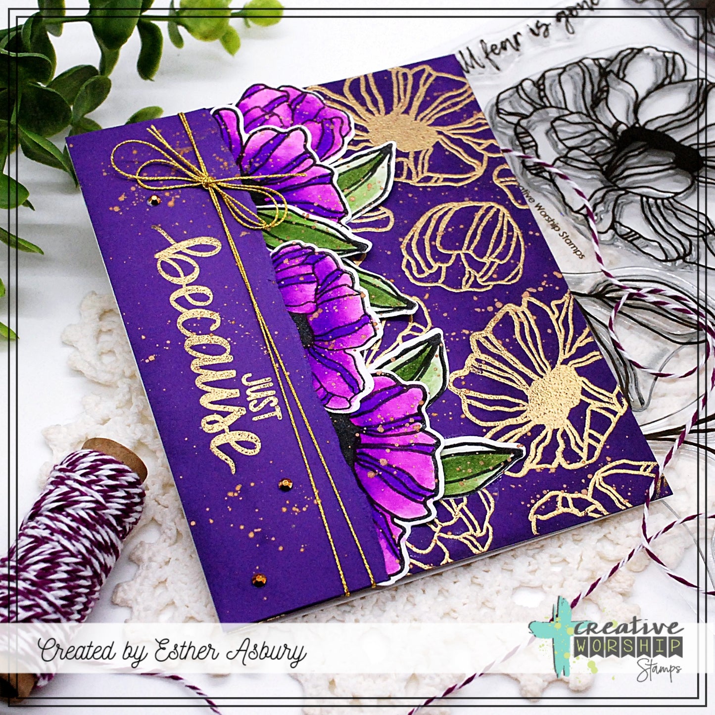 Victory Blooms Clear Stamp Set