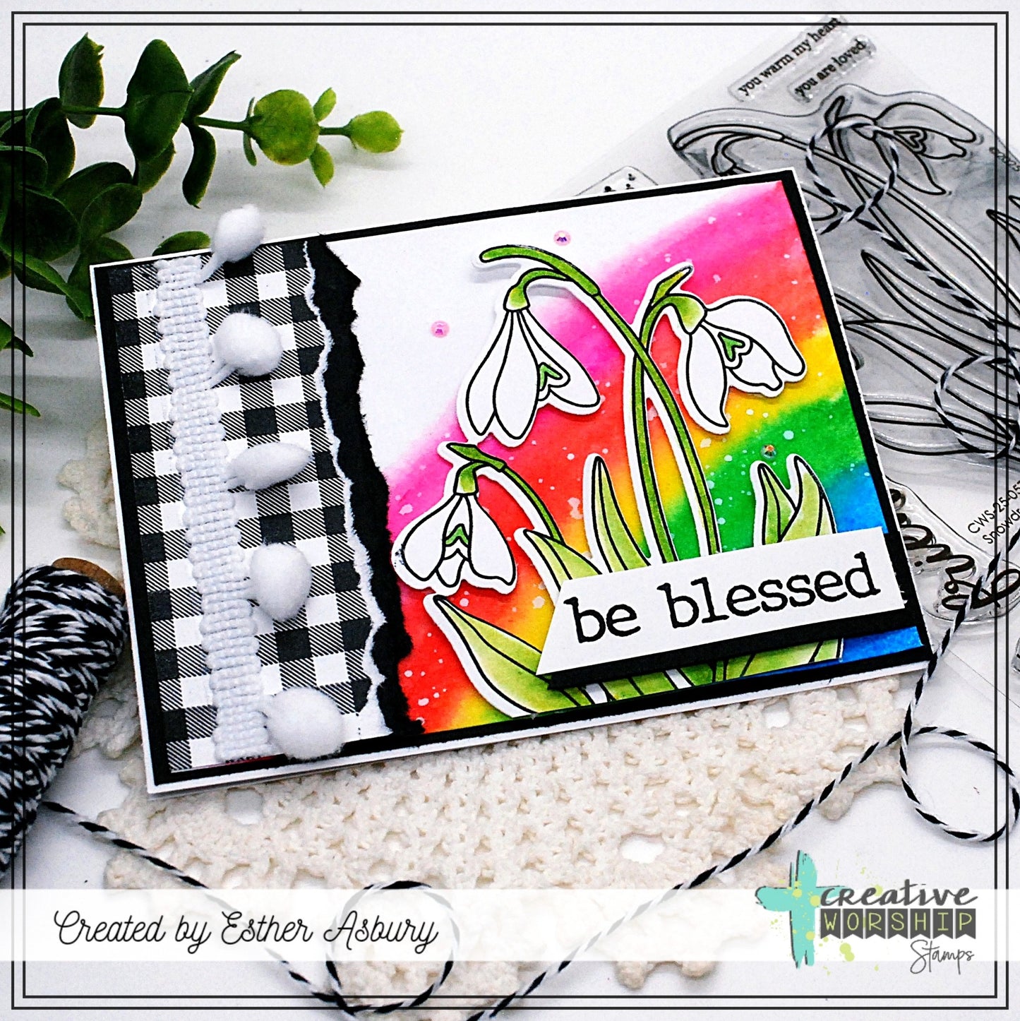 Snowdrops Clear Stamp Set