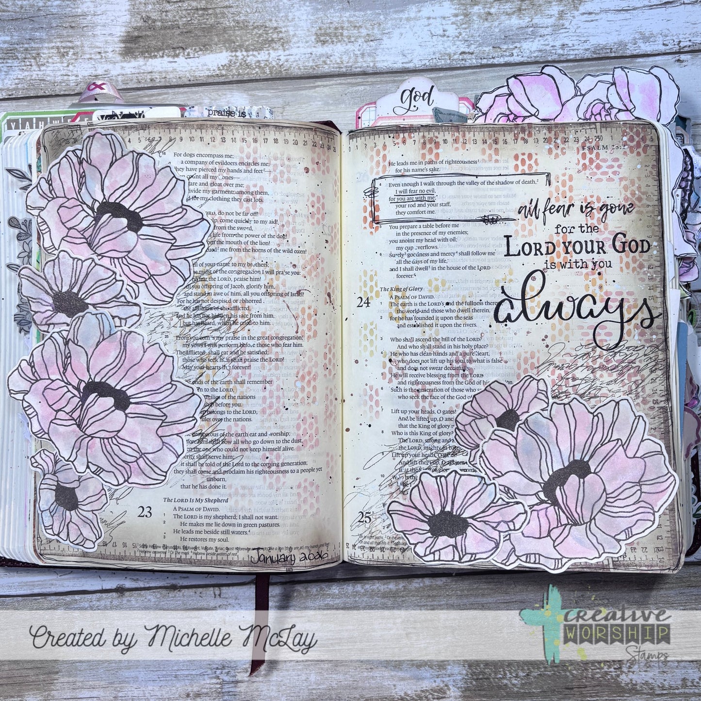 Victory Blooms Clear Stamp Set