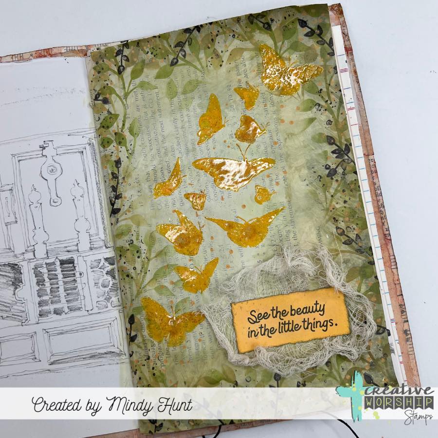 Butterflies in Flight Clear Stamp Set