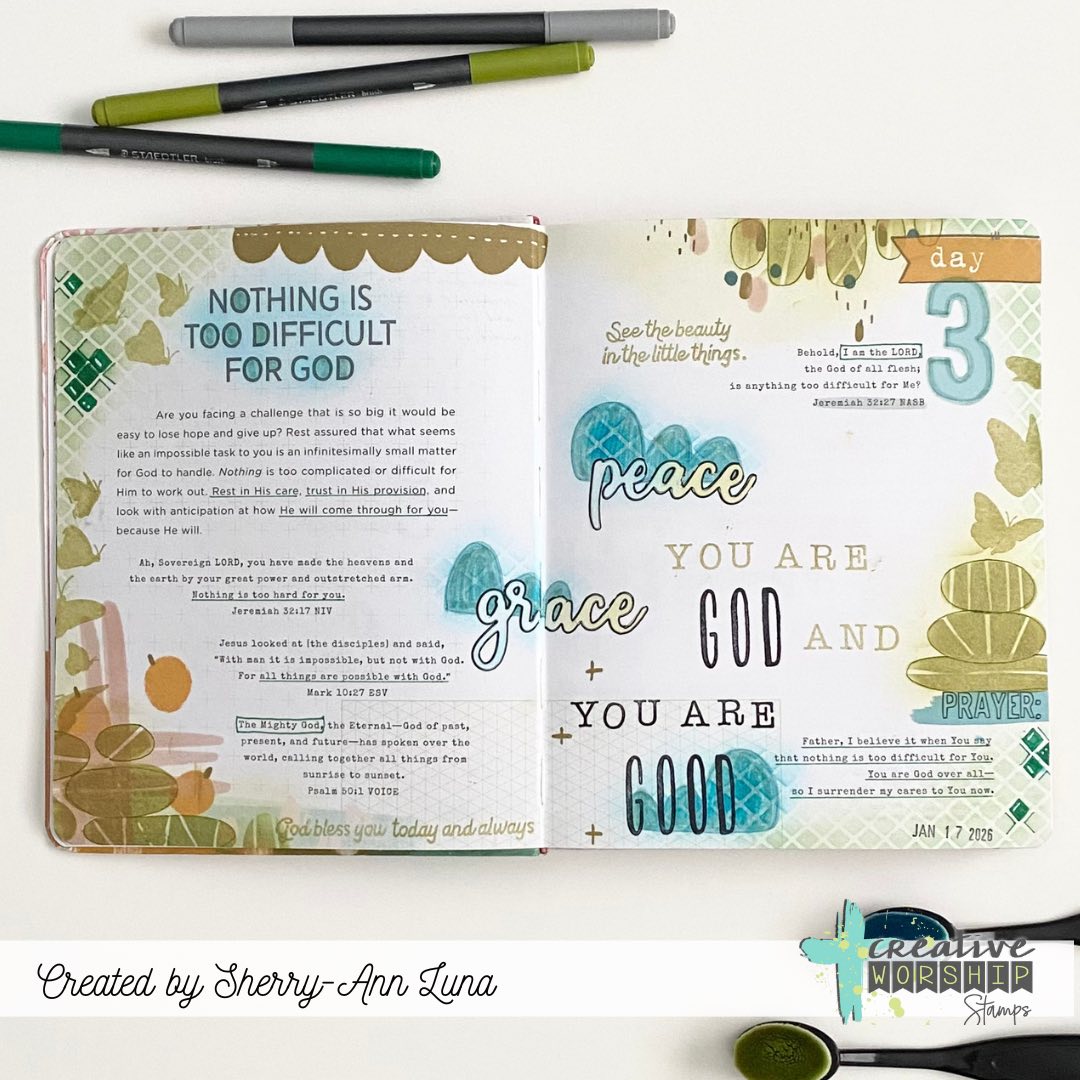 Peace & Grace Word Die Set