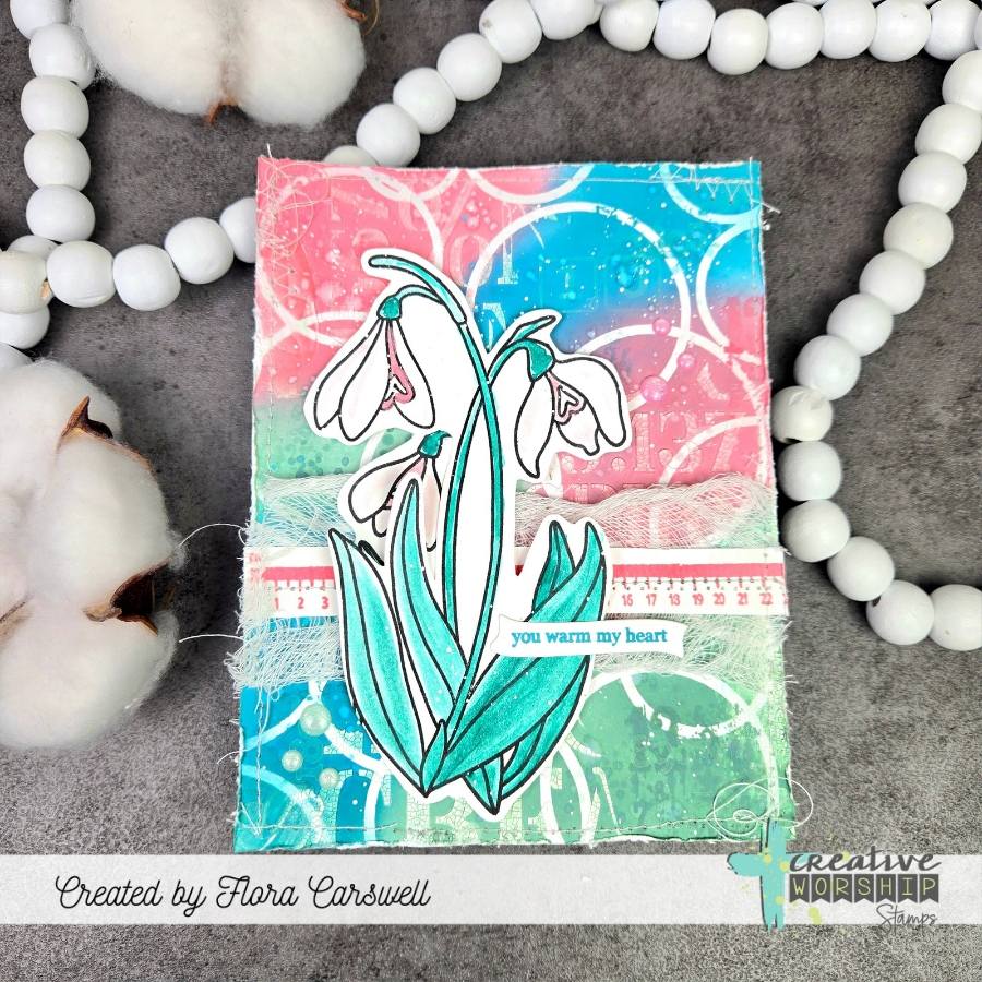 Floating Circles Stencil