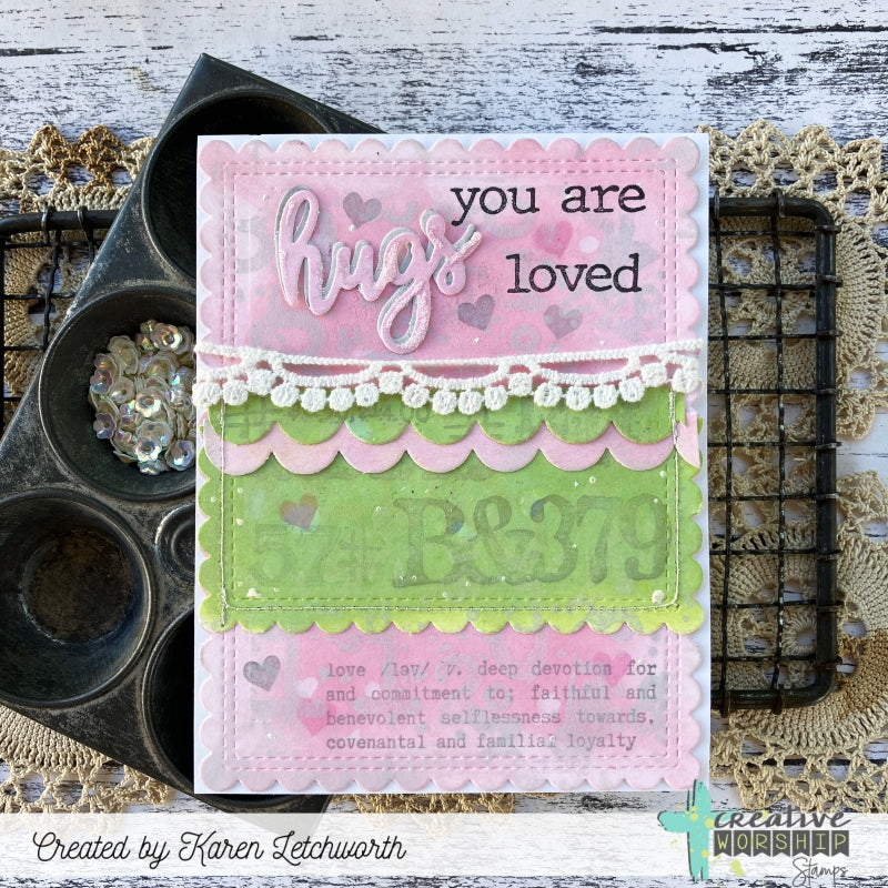 Happy & Hugs Word Die Set