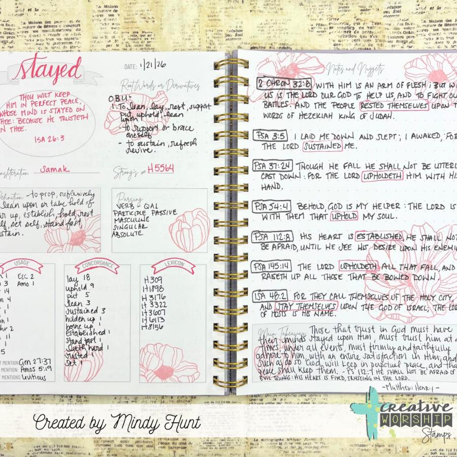 Victory Blooms Clear Stamp Set