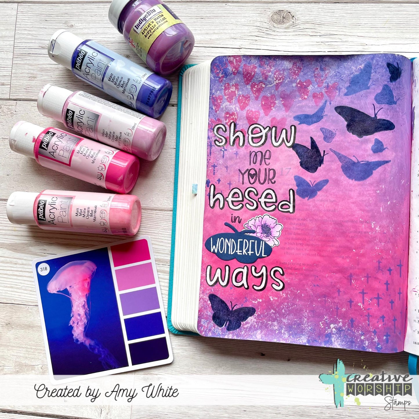 Butterflies in Flight Clear Stamp Set